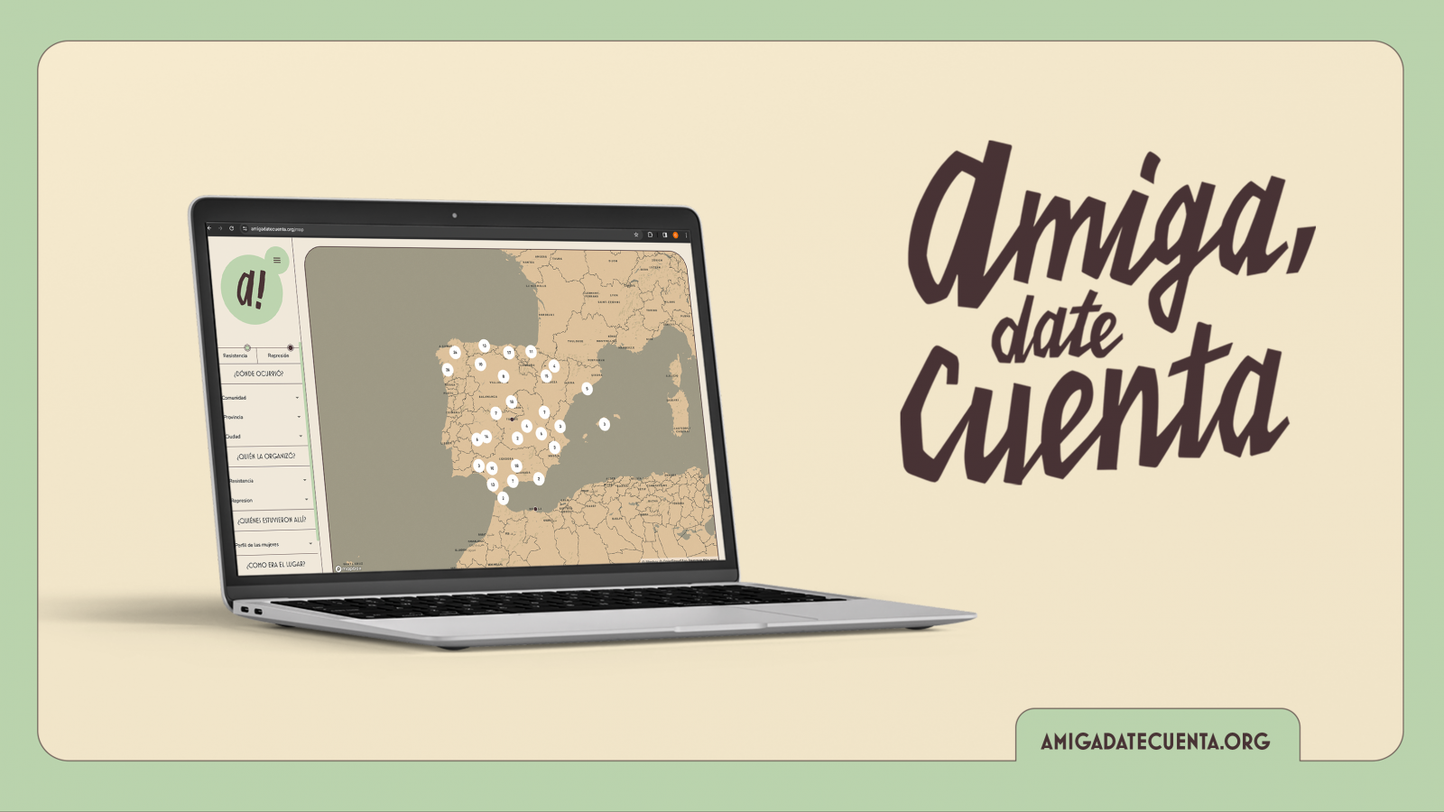 Imagen Presentación del proyecto “Amiga, date cuenta”, que visibiliza espacios vinculados a la memoria democrática de las mujeres