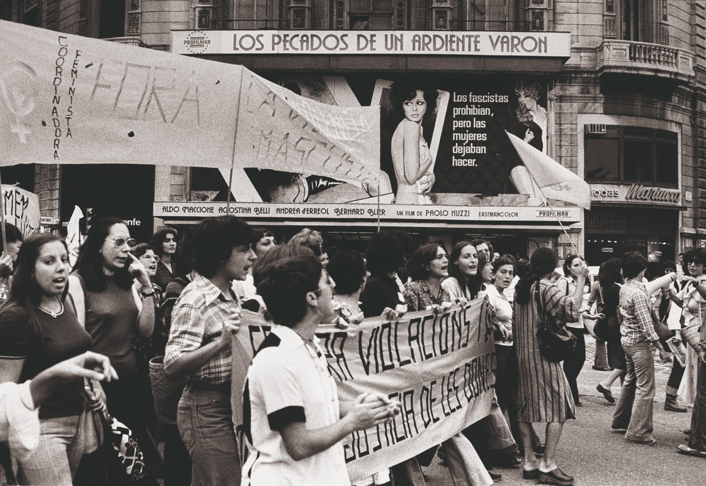 Imagen  Las manifestaciones del 8M, Lugar de Memoria Democrática Inmaterial