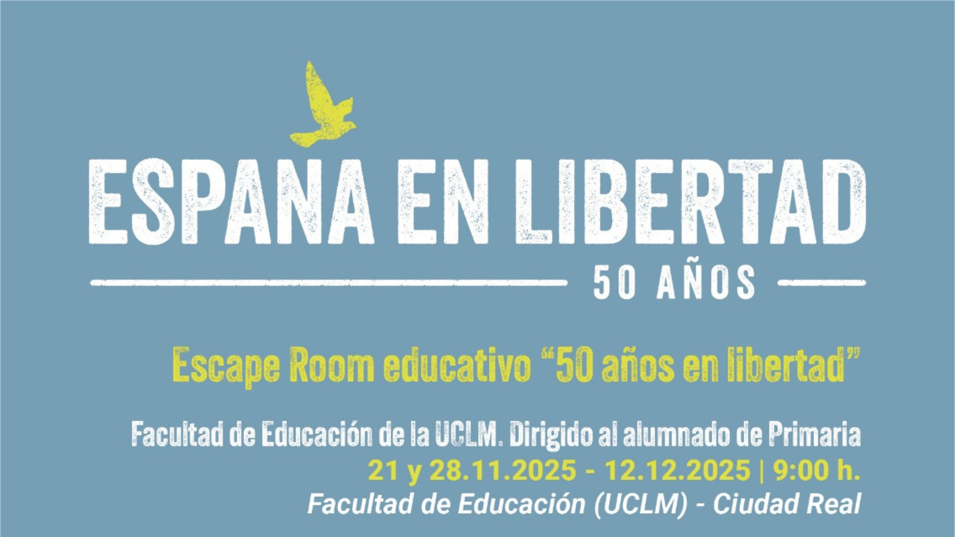Escape room educativo "50 años en libertad·"