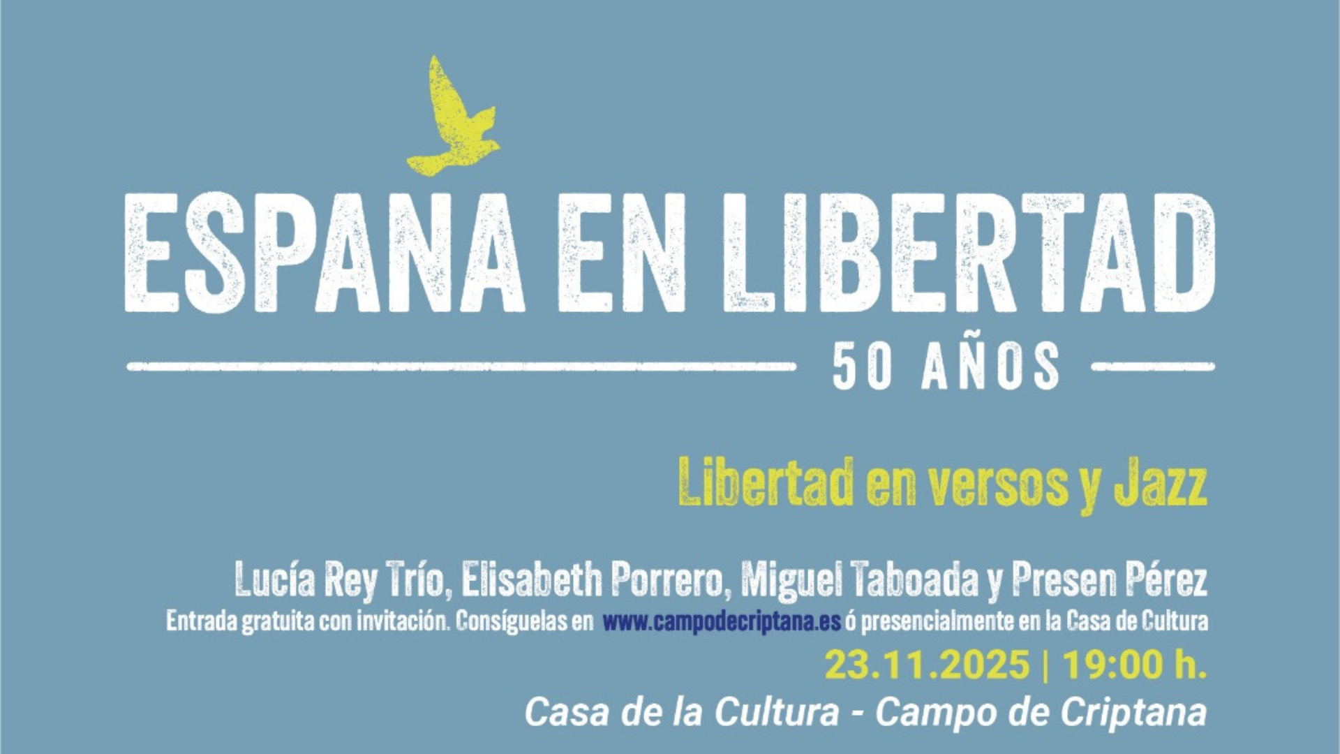 Libertad en versos y jazz