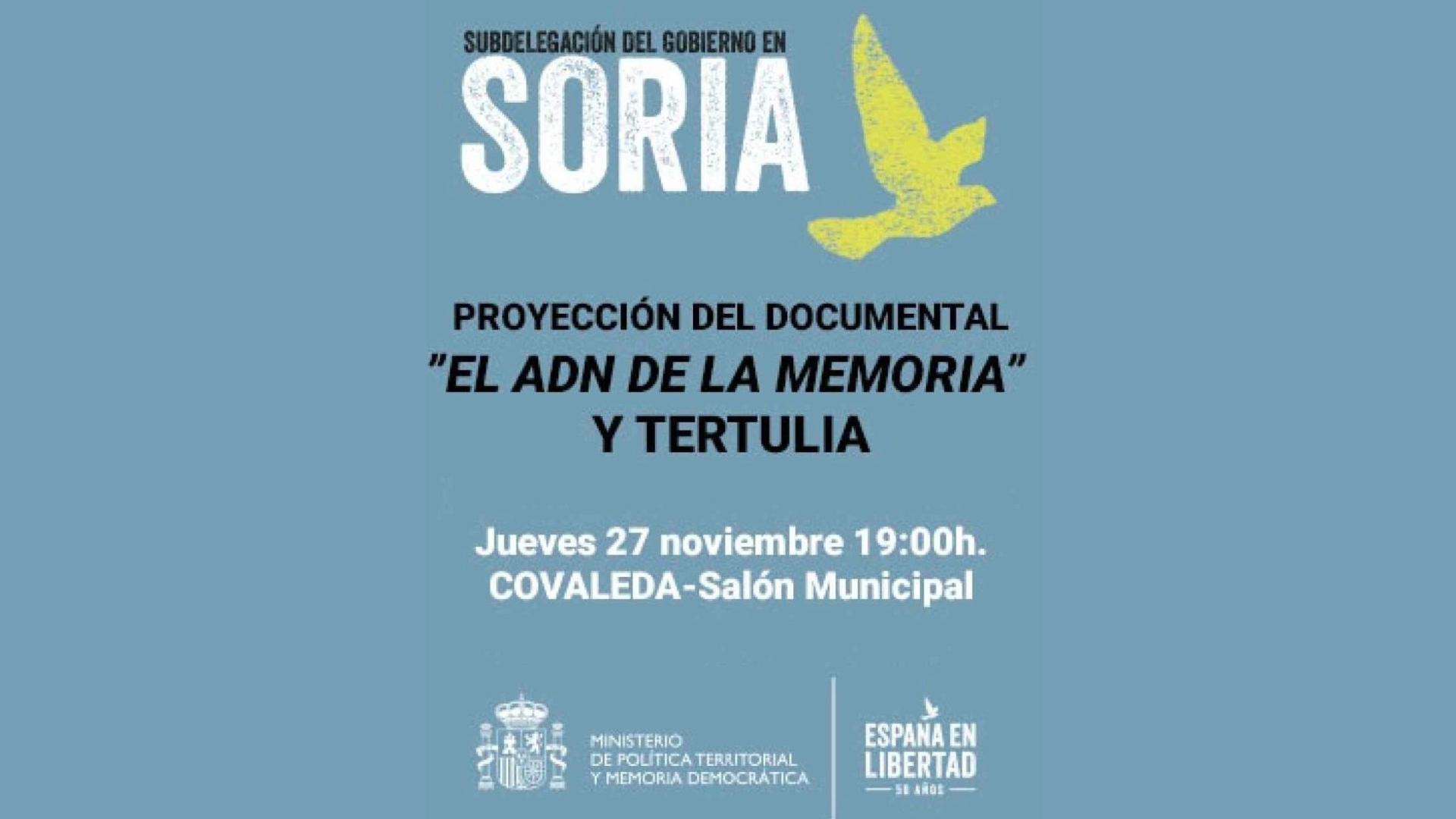 Imagen Covaleda acoge esta tarde el taller “Excavando la Memoria” con la proyección de El ADN de la Memoria