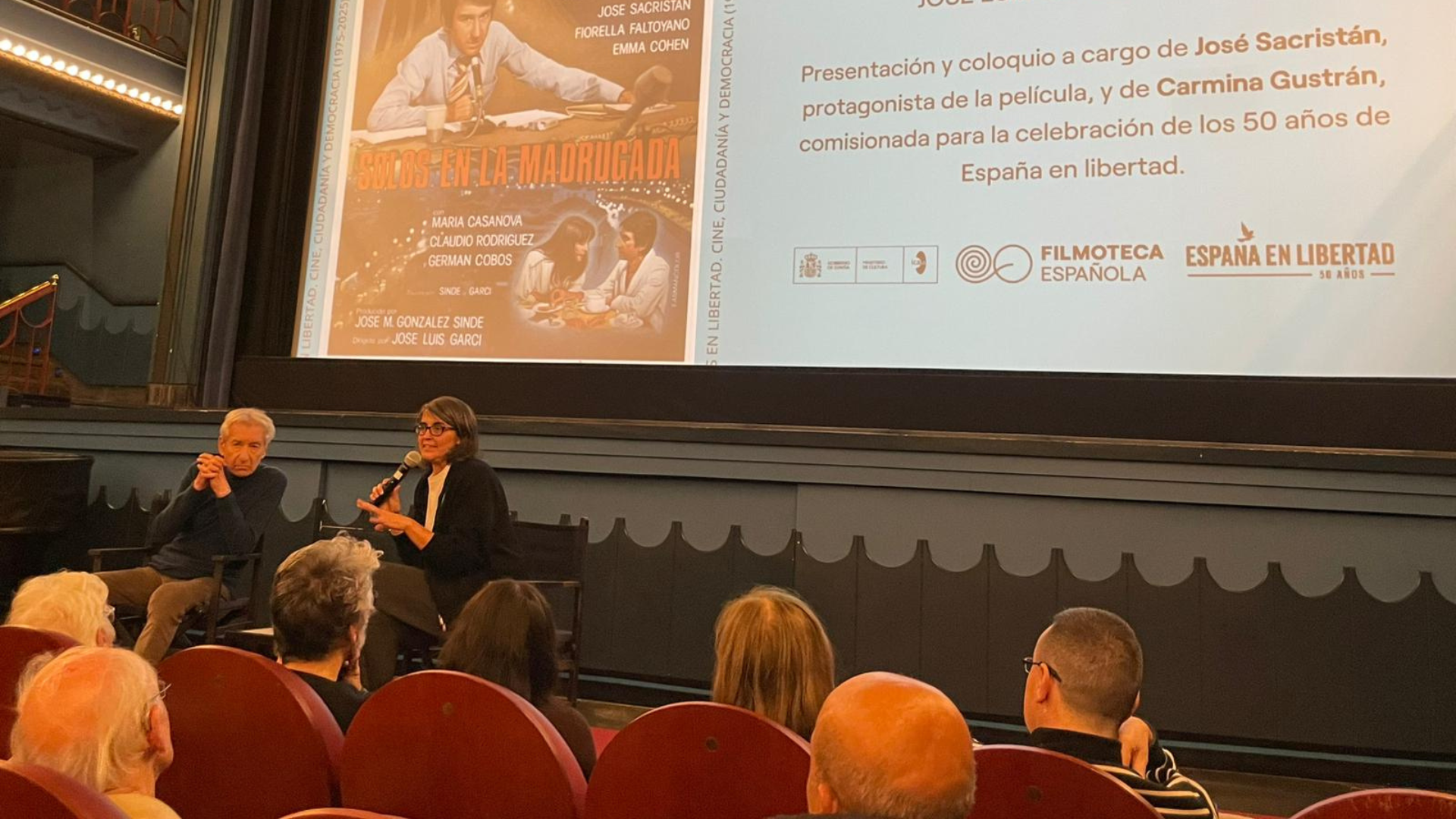 Imagen Solos en la madrugada clausura las proyecciones del ciclo Imágenes para un país en libertad del año