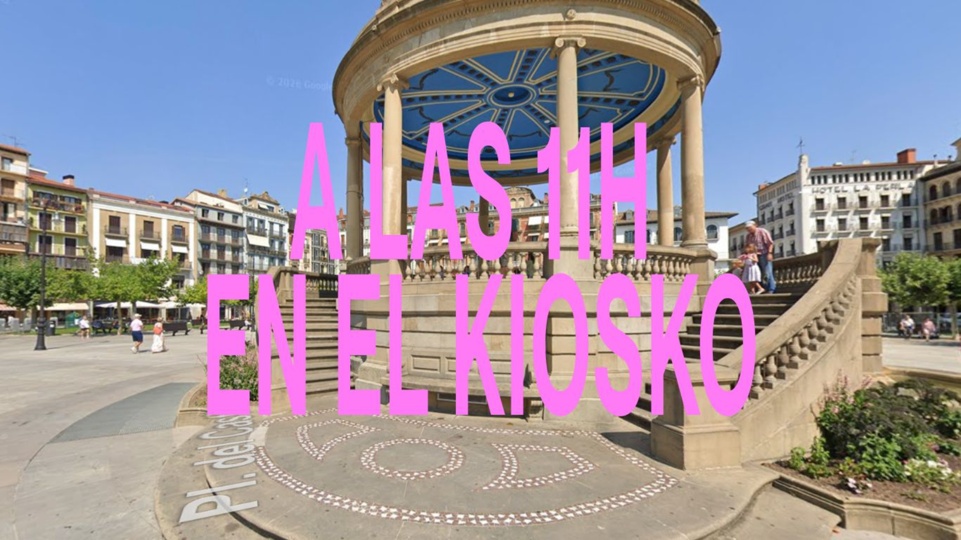 A las 11 en el kiosko