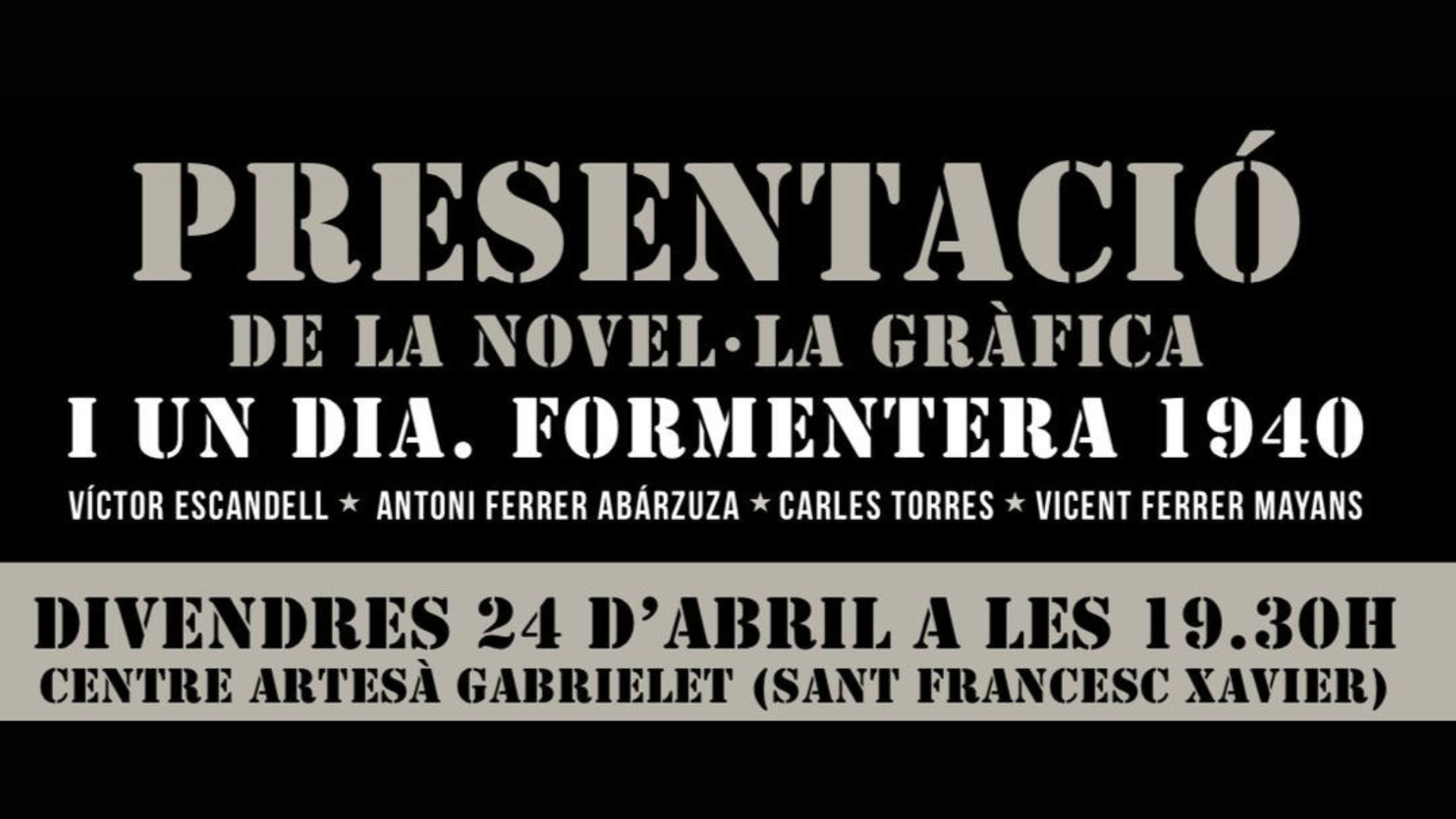 Imagen Presentación de la novela gráfica 