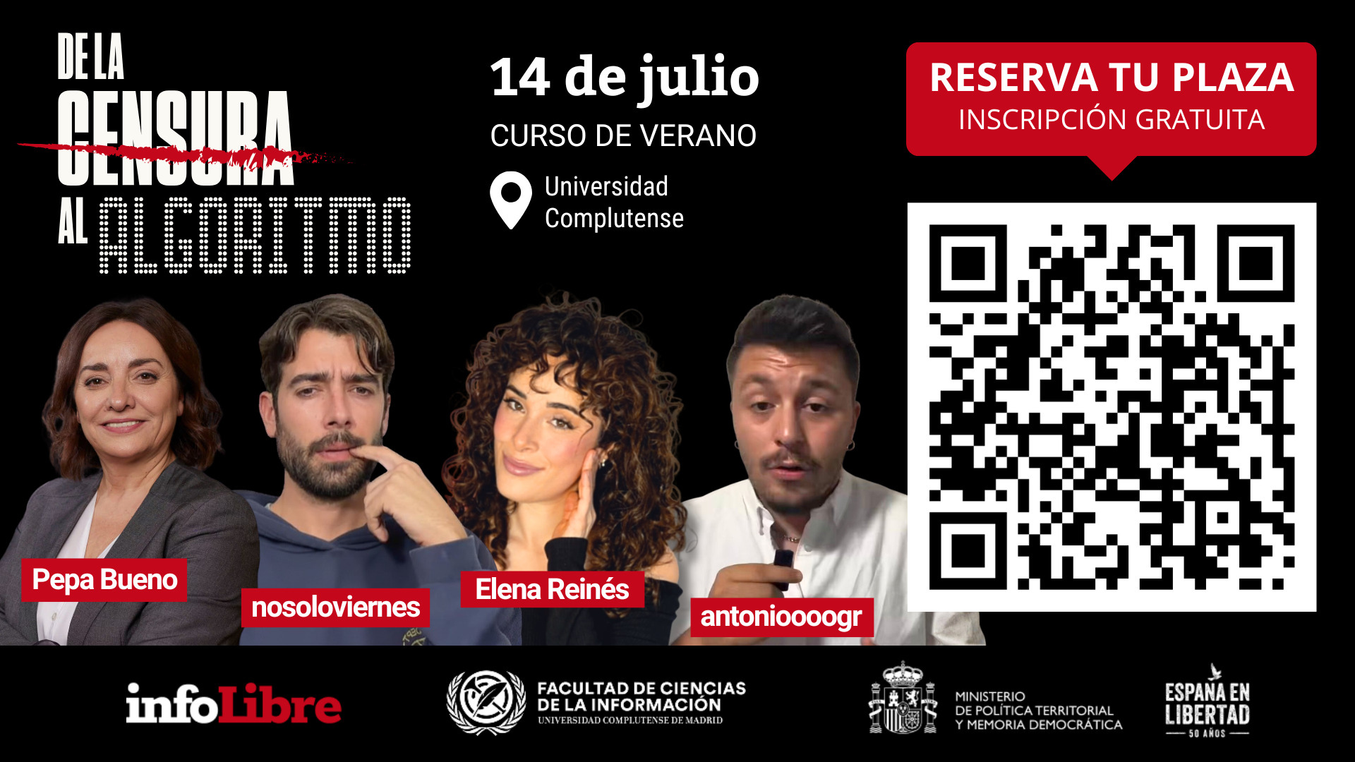 Imagen Pepa Bueno, Nacho Carretero y Nosoloviernes participan en el primer Curso de Verano de infoLibre