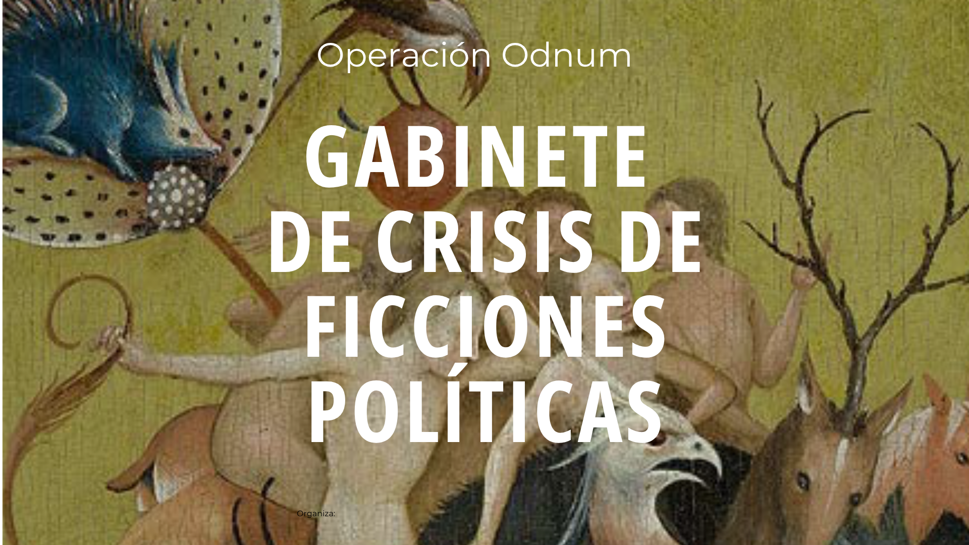 Imagen Gabinete de crisis de ficciones políticas. Operación Odnum