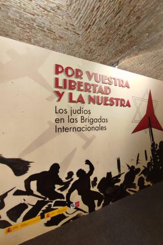 cartel expo judios y brigadas internacionales