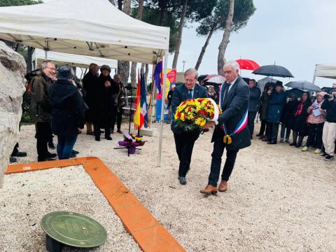 El Gobierno de España inaugura en Francia como Lugar de Memoria Democrática el campo de concentración de Argelès-sur-Mer