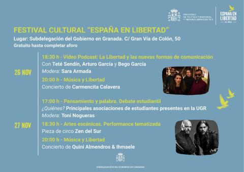 Festival cultural España en Libertad