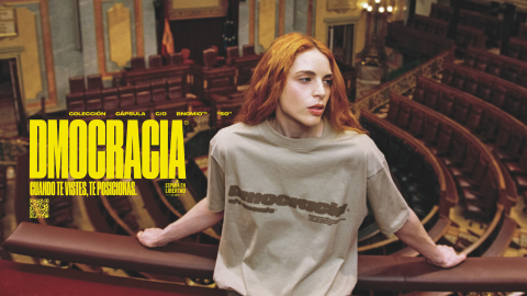 Dmocracia campaña con marca sin registrar